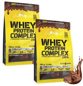 Odżywka białkowa OLIMP Whey Protein Complex 1 Podwójna czekolada 2 x 700 g
