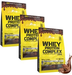 Odżywka białkowa OLIMP Whey Protein Complex 1 Podwójna czekolada 3 x 700 g