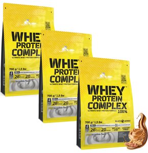 Odżywka białkowa OLIMP Whey Protein Complex 1 Masło orzechowe 3 x 700 g