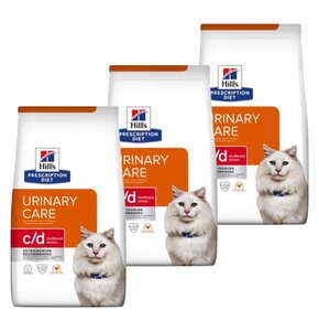 Karma dla kota HILL'S Prescription Diet Feline c/d Urinary Stress z Kurczakiem 3 x 1.5 kg