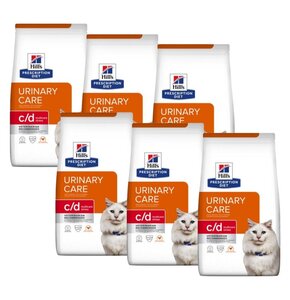 Karma dla kota HILL'S Prescription Diet Feline c/d Urinary Stress z Kurczakiem 6 x 1.5 kg