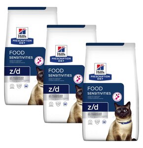 Karma dla kota HILL'S Prescription Diet Z/D Food Sensitivities Kurczak 3 x 1.5 kg