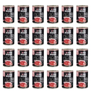 Karma dla psa PAN MIĘSKO Indyk z wołowiną 24 x 400 g