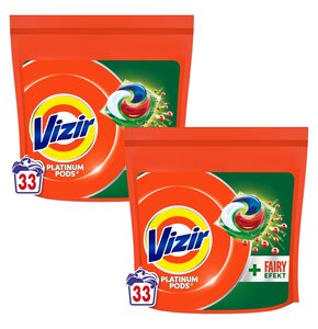 Kapsułki do prania VIZIR Platinum Pods Fairy Efekt - 66 szt.