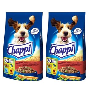 Karma dla psa CHAPPI Wołowina z drobiem i warzywami 2 x 2.7 kg