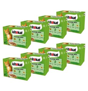 Karma dla kota KITEKAT Pou Delikatne Smaki 96 x 85 g