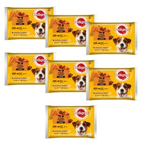 Karma dla psa PEDIGREE Vital Protection Wołowina Jagnięcina Indyk Marchewka (28 x 100 g)