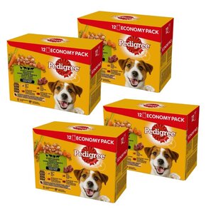 Karma dla psa PEDIGREE Vital Protection Mix smaków (48 x 100 g)