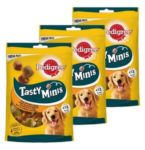 Przysmak dla psa PEDIGREE Tasty Minis Kurczak i kaczka 3 x 130 g