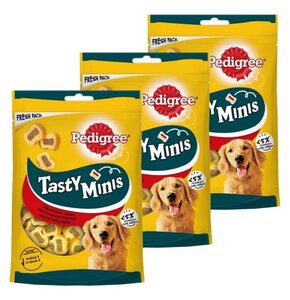 Przysmak dla psa PEDIGREE Tasty Minis Wołowina i drób 3 x 155 g