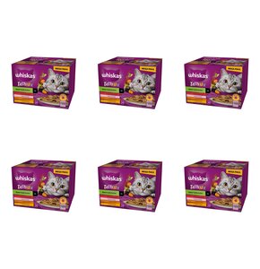 Karma dla kota WHISKAS Wybór Szefa Kuchni Mix Smaków (144 x 85 g)