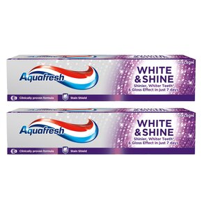 Pasta do zębów AQUAFRESH White & Shine 100 ml 2 szt.