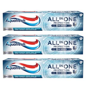 Pasta do zębów AQUAFRESH All In One Protect Pure Breath 100 ml 3 szt.