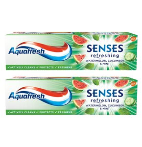 Pasta do zębów AQUAFRESH Senses Refreshing Watermelon 75 ml 2 szt.