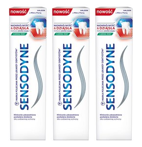 Pasta do zębów SENSODYNE Nadwrażliwość i Dziąsła 75 ml 3 szt.