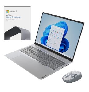 Laptop LENOVO ThinkBook G6 IRL 16 IPS i5-1335U 8GB RAM 512GB SSD + Program MICROSOFT Office Home & Business 2021 PL + Mysz MICROSOFT Bluetooth Arctic Camo
