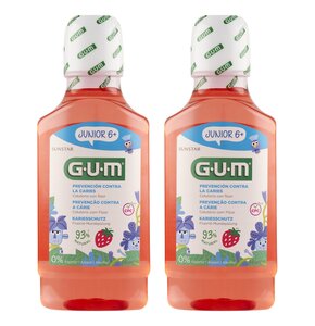 Płyn do płukania jamy ustnej SUNSTAR GUM Junior 6+ 2 x 300 ml