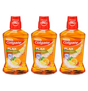 Płyn do płukania jamy ustnej COLGATE Plax Citrus Fresh 3 x 500 ml