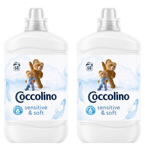 Płyn do płukania COCCOLINO Sensitive Soft 2 x 1700 ml