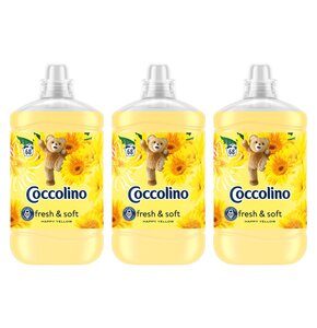 Płyn do płukania COCCOLINO Happy Yellow 3 x 1700 ml