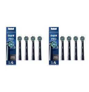 Oryginalna końcówka szczoteczki ORAL-B Pro Cross Action Czarny (8 szt.)