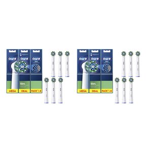 Oryginalna końcówka szczoteczki ORAL-B Pro Cross Action Biały (12 szt.) (Włókna w kształcie litery X usuwają więcej płytki)
