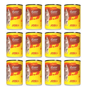 Karma dla kota JOSICAT Wołowina w galaretce 12 x 400 g