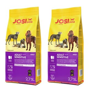 Karma dla psa JOSIDOG Adult Sensitive Drób 2 x 2.7 kg