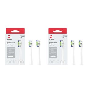 Oryginalna końcówka szczoteczki OCLEAN Professional Clean Biały (4 szt.)