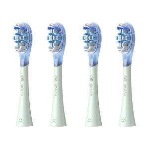 Oryginalna końcówka szczoteczki OCLEAN X Ultra Clean Miętowy (4 szt.) (Usuwanie płytki nazębnej)