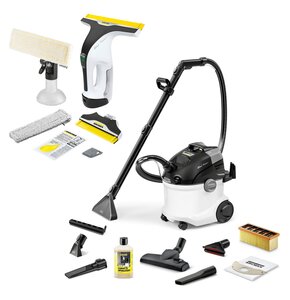 Myjka do okien KARCHER WV 7 Signature Line 1.633-780.0 Ekskluzywna seria + Odkurzacz piorący KARCHER SE 6 Signature Line 1.081-190.0