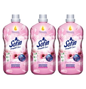 Płyn do płukania SOFIN Complete Care Freshness Floral Passion 3 x 1800 ml