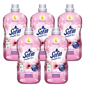 Płyn do płukania SOFIN Complete Care Freshness Floral Passion 5 x 1800 ml