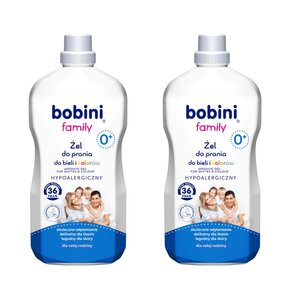 Żel do prania BOBINI Family 2 x 1800 ml