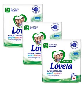 Kapsułki do prania LOVELA Family 96 szt.