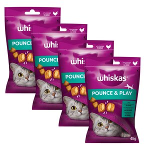 Przysmak dla kota WHISKAS Pounce & Play Kurczak 4 x 45 g