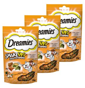 Przysmak dla kota DREAMIES Shake Ups Multivitamins Kurczak i kaczka 3 x 55 g