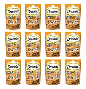 Przysmak dla kota DREAMIES Shake Ups Multivitamins Kurczak i kaczka 12 x 55 g