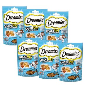 Przysmak dla kota DREAMIES Shake Ups Multivitamins Owoce morza 6 x 55 g