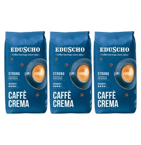 Kawa ziarnista EDUSCHO Caffè Crema Strong 3 x 1 kg