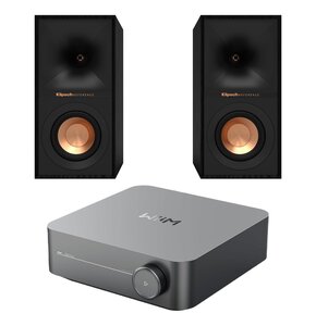 Wzmacniacz WIIM Amp Szary + Kolumny głośnikowe KLIPSCH R-40M Czarny (2 szt.)