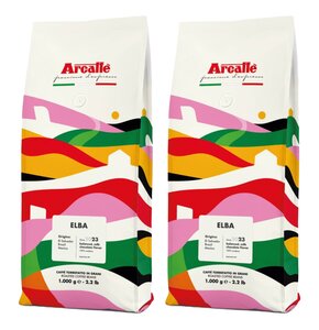 Kawa ziarnista ARCAFFE Elba Arabica 2 x 1 kg