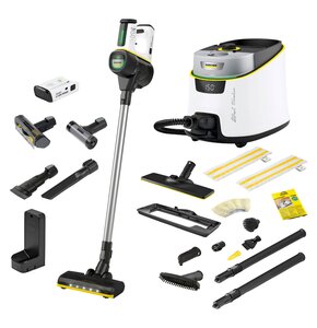 Odkurzacz KARCHER VC 7 Signature Line 1.198-750.0 Ekskluzywna seria + Parownica KARCHER SC 5 Deluxe Signature Line 1.513-491.0 Ekskluzywna seria