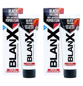 Pasta do zębów BLANX Black Volcano 75 ml 2 szt.