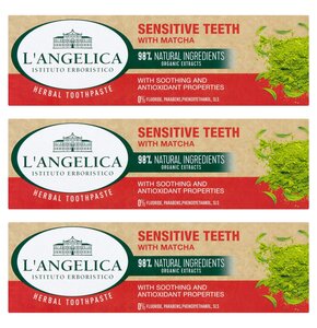 Pasta do zębów L ANGELICA Sensitive teeth 75 ml 3 szt.