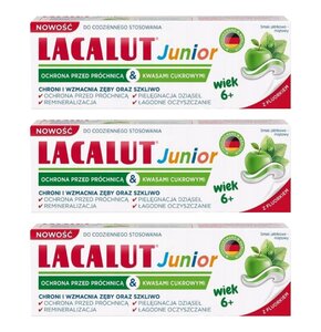 Pasta do zębów LACALUT dla dzieci od 6 lat 55 ml 3 szt.