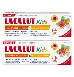 Pasta do zębów LACALUT dla dzieci 45328 lat 55 ml 2 szt.