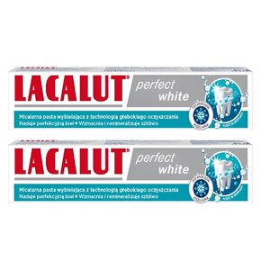 Pasta do zębów LACALUT Perfect White 75 ml 2 szt.
