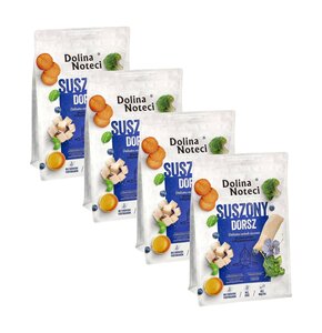 Karma dla psa suszona DOLINA NOTECI Premium z dorsza 4 x 3 kg