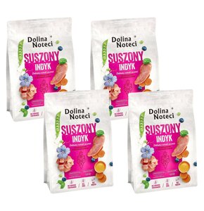 Karma dla psa suszona DOLINA NOTECI Premium z indyka 4 x 3 kg